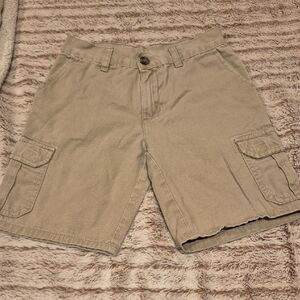 Kids Tan Cargo Shorts